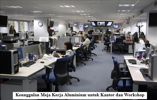 Meja Kerja Aluminium