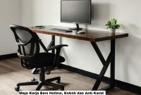 Meja Kerja Besi Hollow